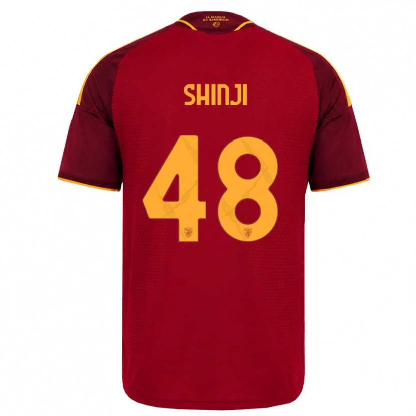Danxen Hombre Camiseta Shin-Ji Kim #48 Rojo Dorado Amarillo 1ª Equipación 2026/27 La Camisa México