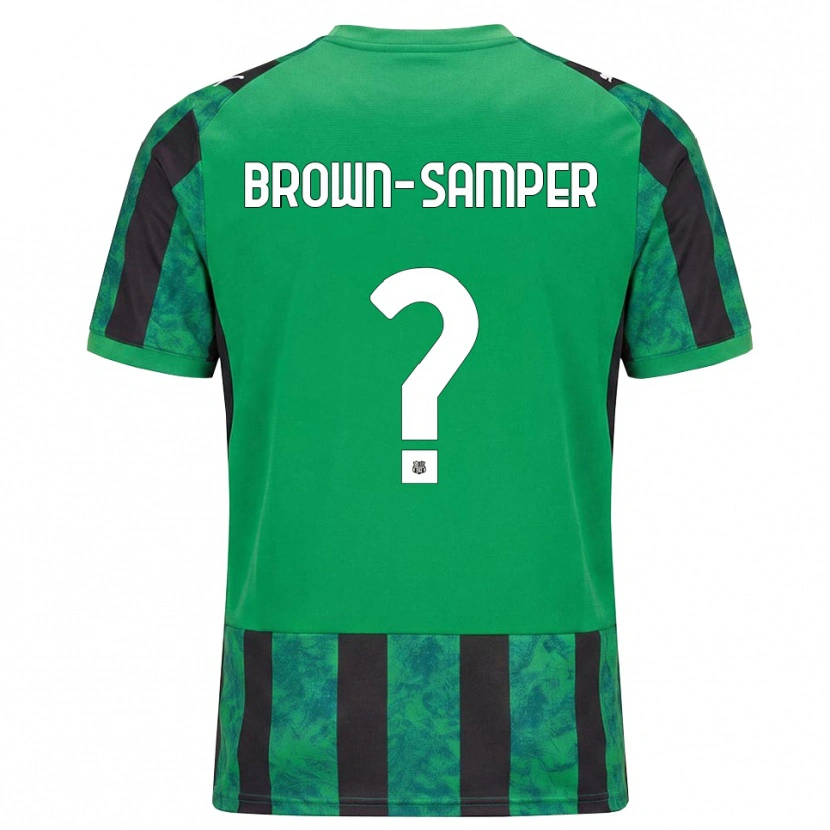 Danxen Hombre Camiseta Isaac Brown-Samper #0 Verde Negro Blanco 1ª Equipación 2026/27 La Camisa México