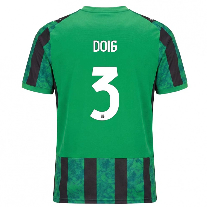 Danxen Hombre Camiseta Josh Doig #3 Verde Negro Blanco 1ª Equipación 2026/27 La Camisa México