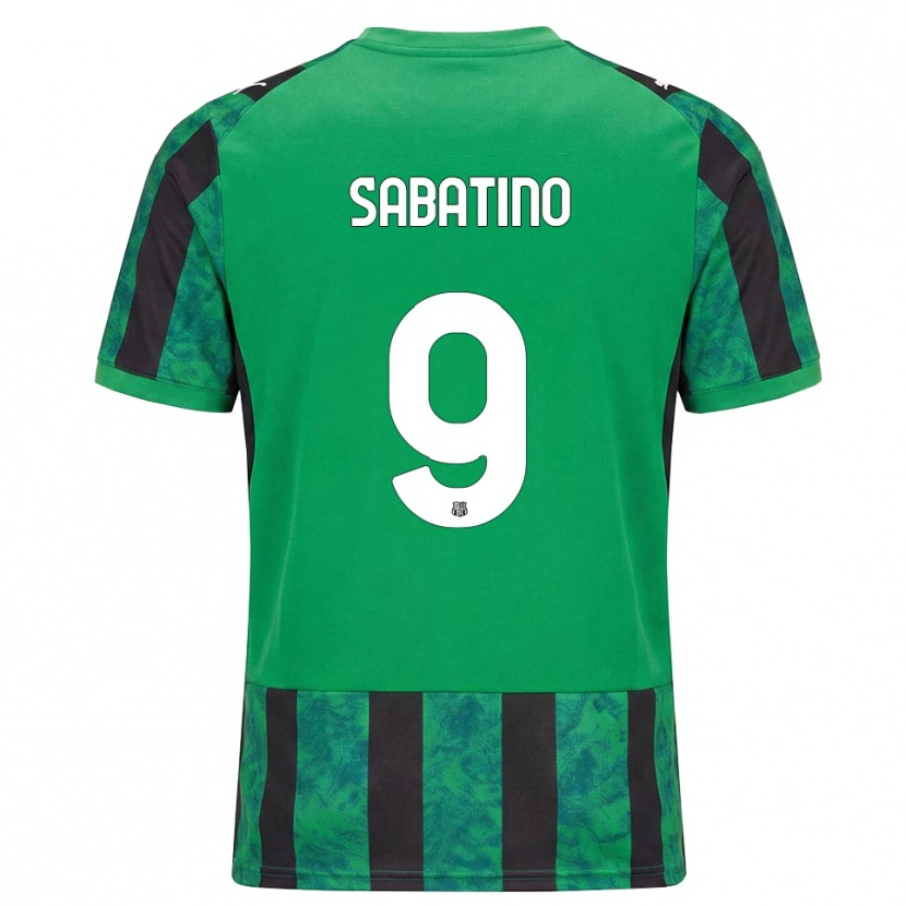 Danxen Hombre Camiseta Daniela Sabatino #9 Verde Negro Blanco 1ª Equipación 2026/27 La Camisa México