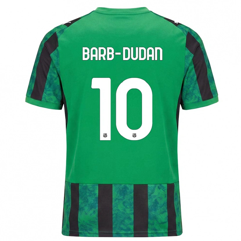 Danxen Hombre Camiseta Marco Barb-Dudan #10 Verde Negro Blanco 1ª Equipación 2026/27 La Camisa México