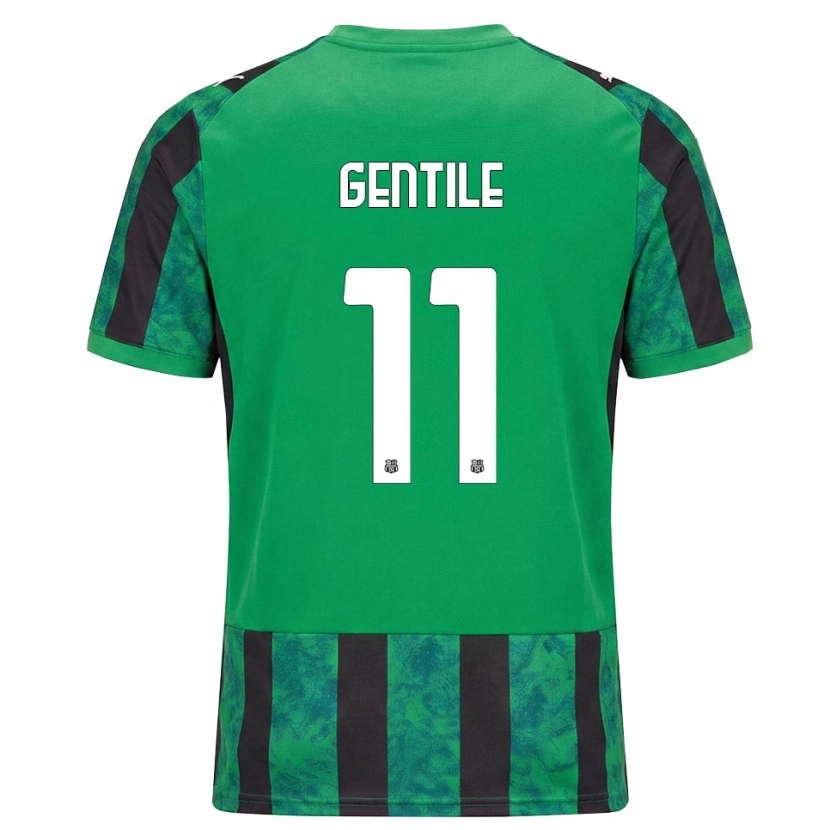 Danxen Hombre Camiseta Raffaele Gentile #11 Verde Negro Blanco 1ª Equipación 2026/27 La Camisa México