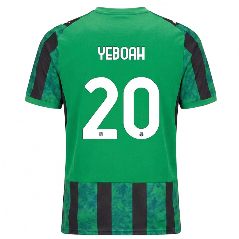 Danxen Hombre Camiseta Daniel Yeboah #20 Verde Negro Blanco 1ª Equipación 2026/27 La Camisa México