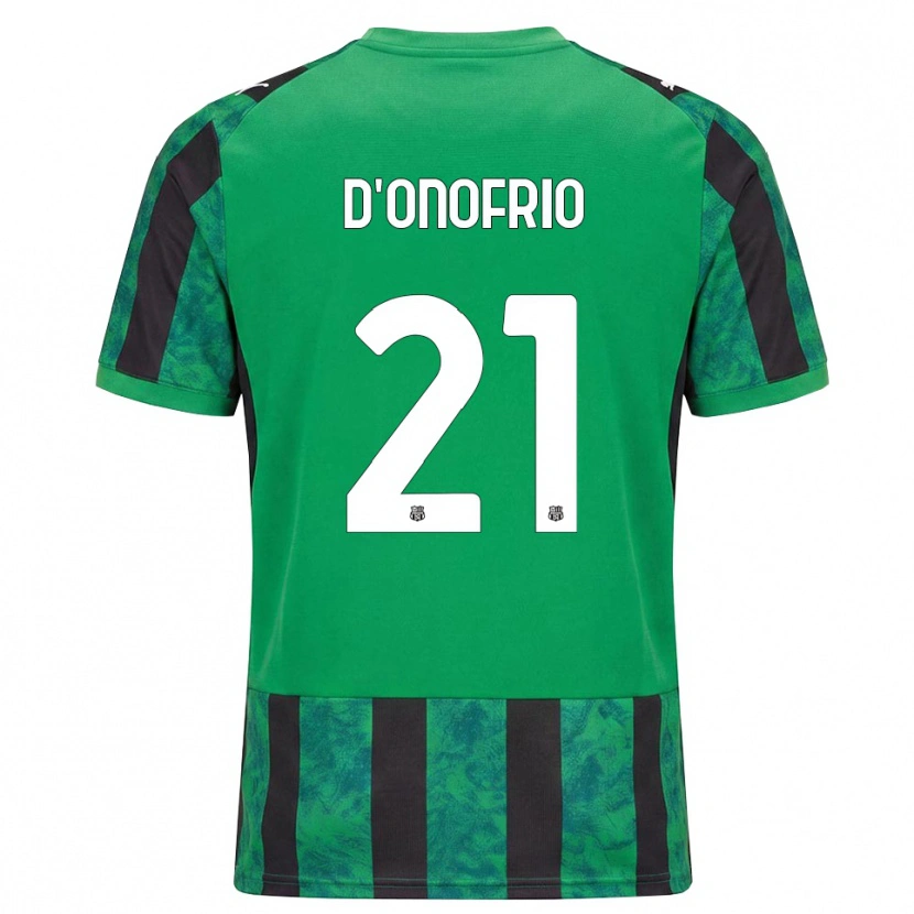 Danxen Hombre Camiseta Karol D'onofrio #21 Verde Negro Blanco 1ª Equipación 2026/27 La Camisa México