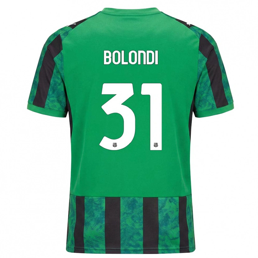 Danxen Hombre Camiseta Francesco Bolondi #31 Verde Negro Blanco 1ª Equipación 2026/27 La Camisa México