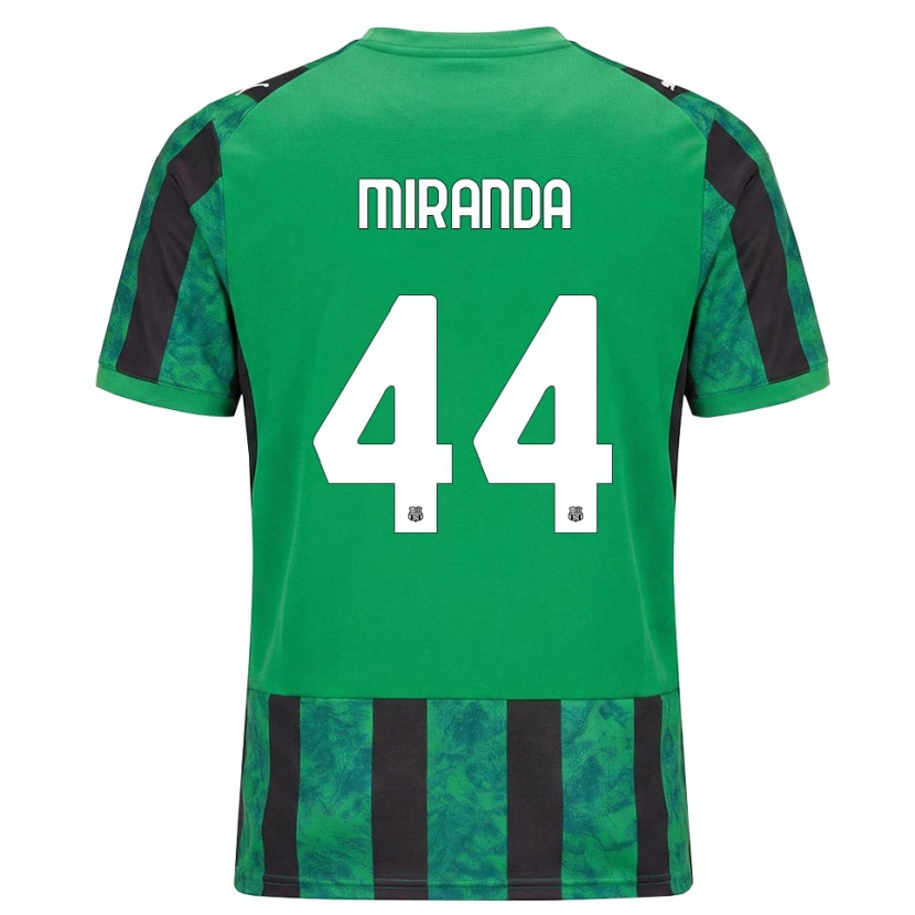 Danxen Hombre Camiseta Kevin Miranda #44 Verde Negro Blanco 1ª Equipación 2026/27 La Camisa México