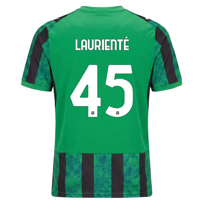 Danxen Hombre Camiseta Armand Laurienté #45 Verde Negro Blanco 1ª Equipación 2026/27 La Camisa México