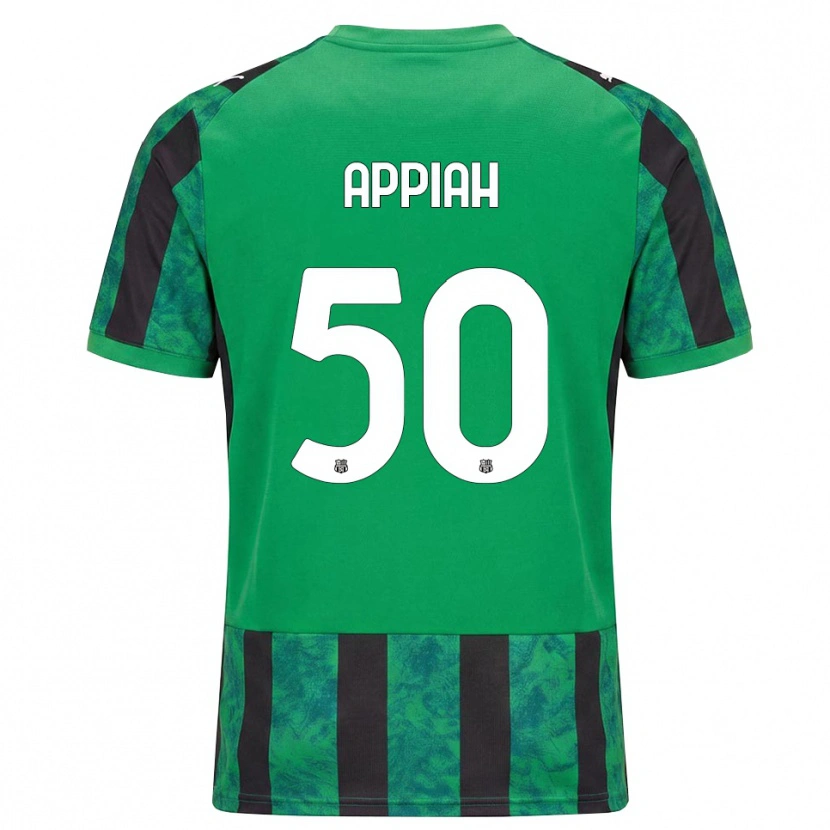 Danxen Hombre Camiseta Lorenzo Appiah #50 Verde Negro Blanco 1ª Equipación 2026/27 La Camisa México