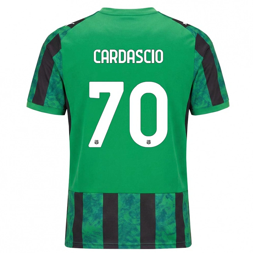 Danxen Hombre Camiseta Alessandro Cardascio #70 Verde Negro Blanco 1ª Equipación 2026/27 La Camisa México