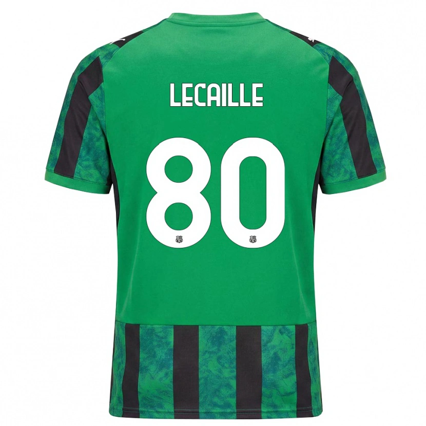 Danxen Hombre Camiseta Carla Lecaille #80 Verde Negro Blanco 1ª Equipación 2026/27 La Camisa México