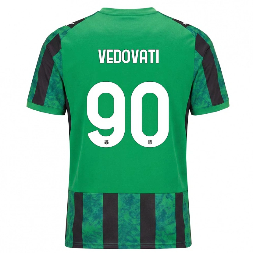 Danxen Hombre Camiseta Gabriele Vedovati #90 Verde Negro Blanco 1ª Equipación 2026/27 La Camisa México