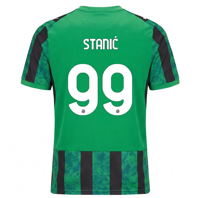 Danxen Hombre Camiseta Paulina Stanić #99 Verde Negro Blanco 1ª Equipación 2026/27 La Camisa México