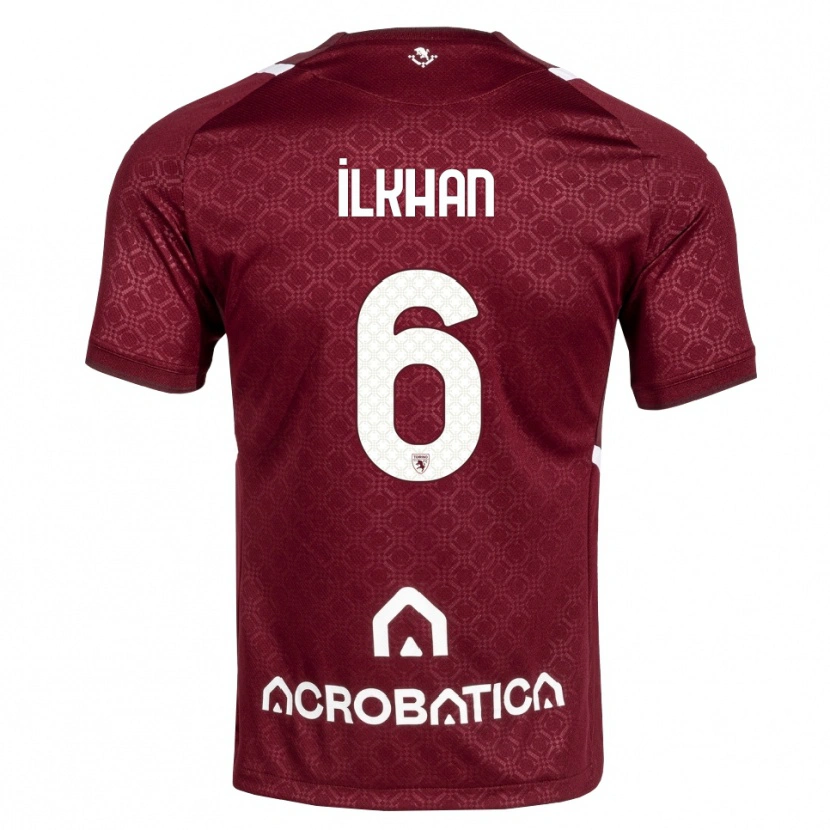 Danxen Hombre Camiseta Emirhan İlkhan #6 Burdeos Blanco 1ª Equipación 2026/27 La Camisa México