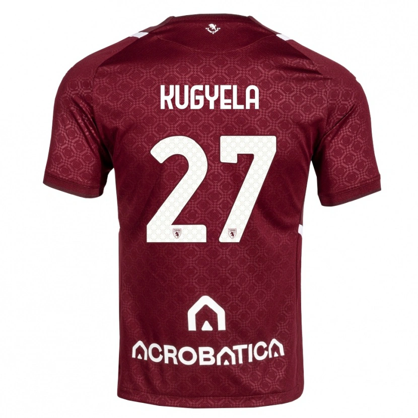Danxen Hombre Camiseta Zalán Kugyela #27 Burdeos Blanco 1ª Equipación 2026/27 La Camisa México