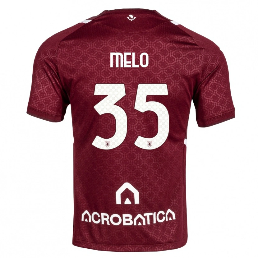 Danxen Hombre Camiseta Rafael Melo #35 Burdeos Blanco 1ª Equipación 2026/27 La Camisa México