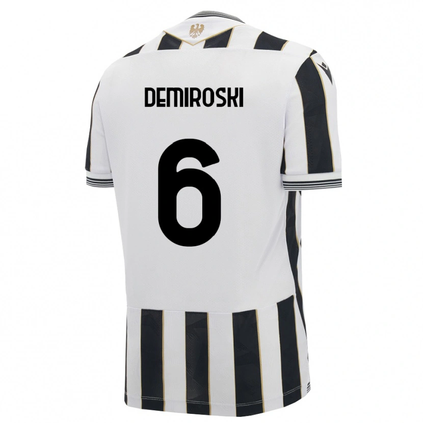 Danxen Hombre Camiseta Shenol Demiroski #6 Negro Blanco Rosa 1ª Equipación 2026/27 La Camisa México