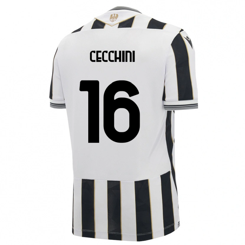 Danxen Hombre Camiseta Giorgio Cecchini #16 Negro Blanco Rosa 1ª Equipación 2026/27 La Camisa México