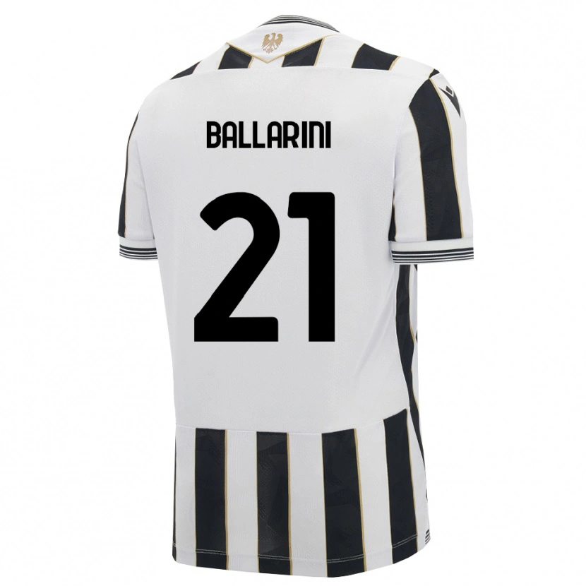 Danxen Hombre Camiseta Marco Ballarini #21 Negro Blanco Rosa 1ª Equipación 2026/27 La Camisa México