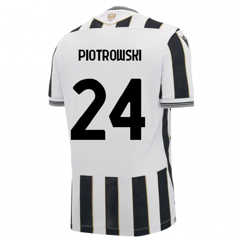 Danxen Hombre Camiseta Jakub Piotrowski #24 Negro Blanco Rosa 1ª Equipación 2026/27 La Camisa México