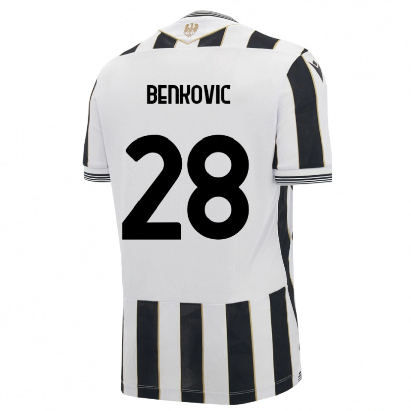 Danxen Hombre Camiseta Filip Benkovic #28 Negro Blanco Rosa 1ª Equipación 2026/27 La Camisa México