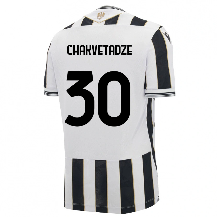 Danxen Hombre Camiseta Giorgi Chakvetadze #30 Negro Blanco Rosa 1ª Equipación 2026/27 La Camisa México