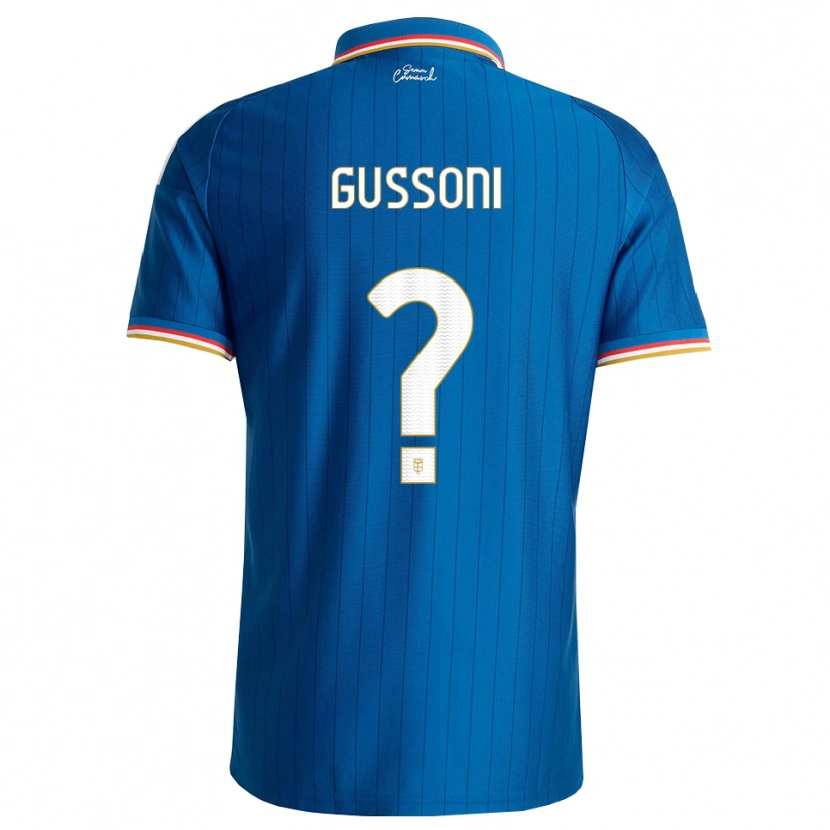 Danxen Hombre Camiseta Filippo Gussoni #0 Azul Blanco Rojo 1ª Equipación 2026/27 La Camisa México