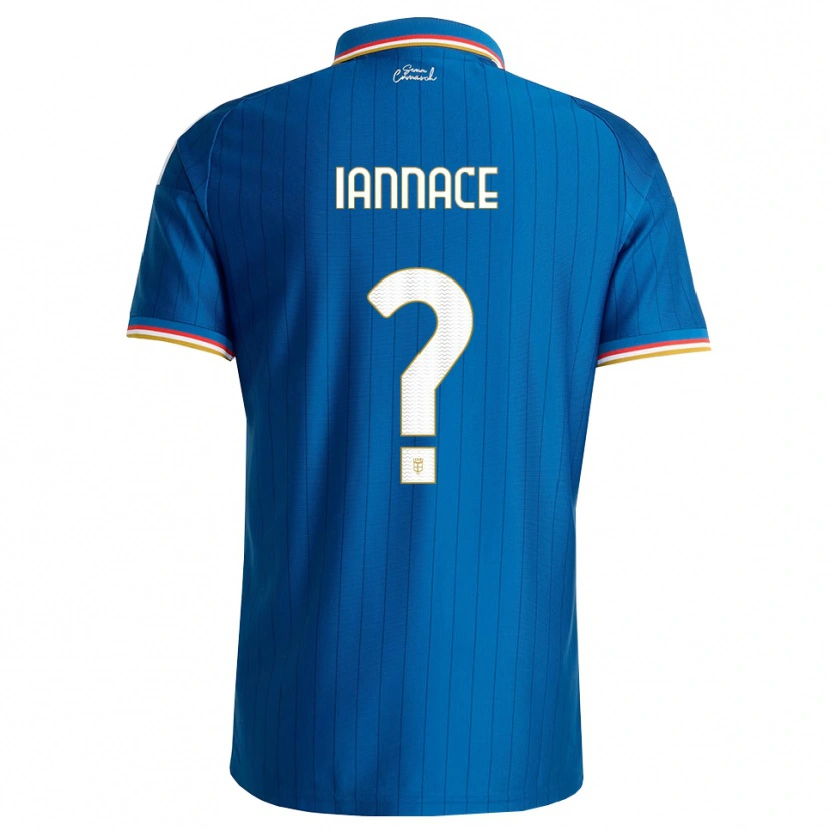 Danxen Hombre Camiseta Mattia Iannace #0 Azul Blanco Rojo 1ª Equipación 2026/27 La Camisa México