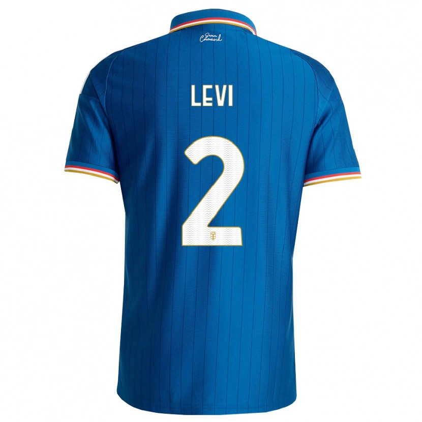 Danxen Hombre Camiseta Levente Bősze #2 Azul Blanco Rojo 1ª Equipación 2026/27 La Camisa México