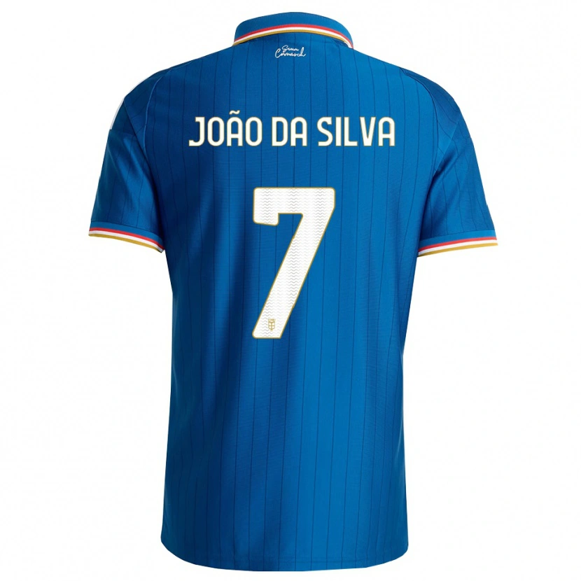 Danxen Hombre Camiseta Miguel Silva #7 Azul Blanco Rojo 1ª Equipación 2026/27 La Camisa México