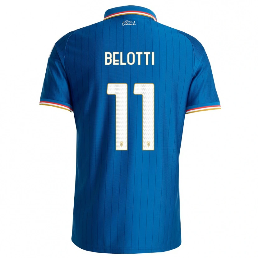 Danxen Hombre Camiseta Andrea Belotti #11 Azul Blanco Rojo 1ª Equipación 2026/27 La Camisa México