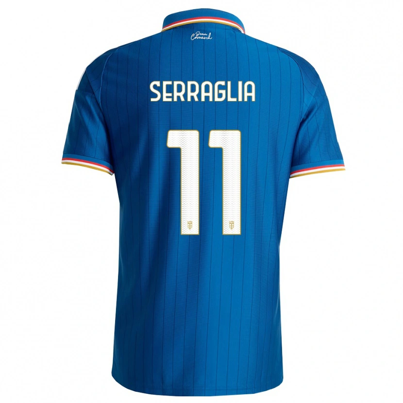 Danxen Hombre Camiseta Lucas Serraglia #11 Azul Blanco Rojo 1ª Equipación 2026/27 La Camisa México