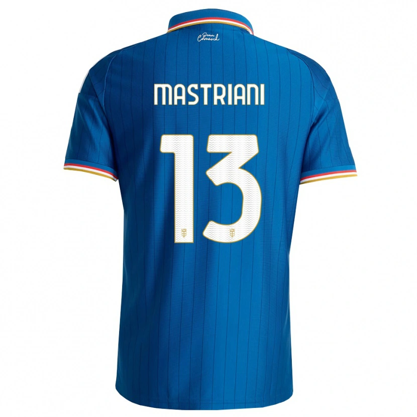 Danxen Hombre Camiseta Salvatore Mastriani #13 Azul Blanco Rojo 1ª Equipación 2026/27 La Camisa México