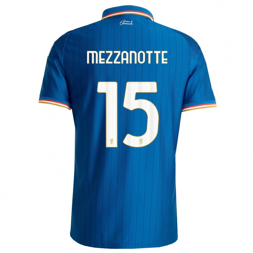 Danxen Hombre Camiseta Davide Mezzanotte #15 Azul Blanco Rojo 1ª Equipación 2026/27 La Camisa México