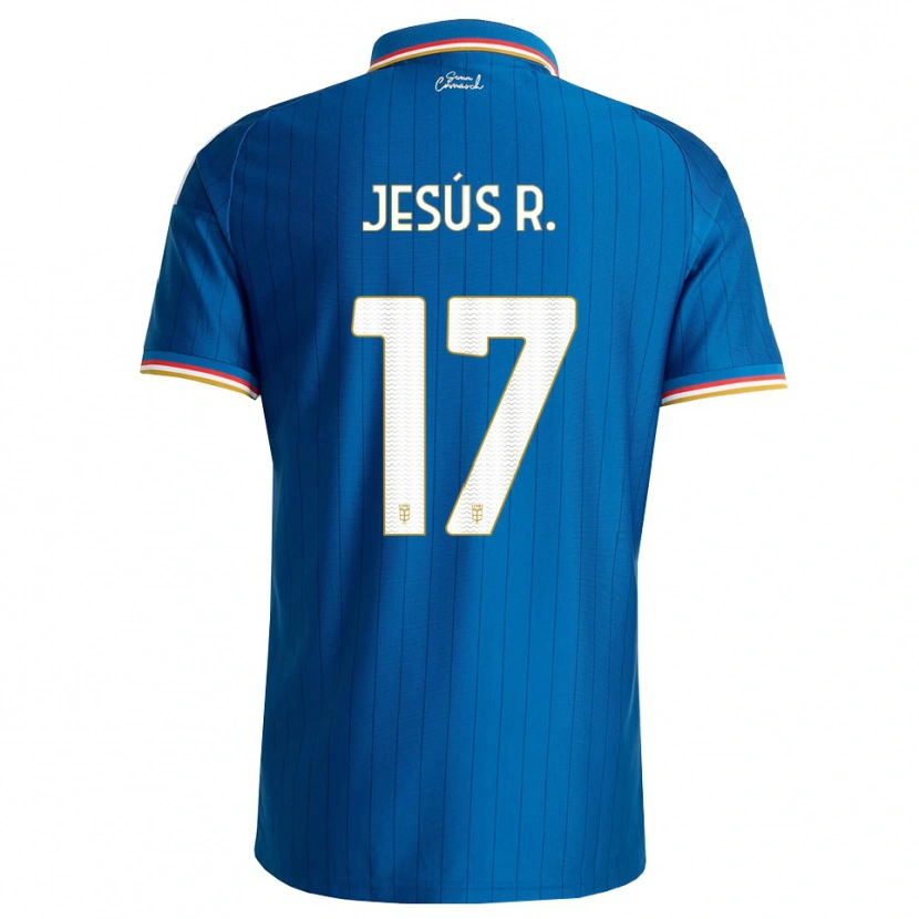 Danxen Hombre Camiseta Jesús Rodríguez #17 Azul Blanco Rojo 1ª Equipación 2026/27 La Camisa México