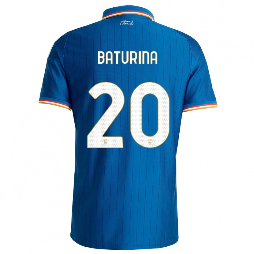 Danxen Hombre Camiseta Martin Baturina #20 Azul Blanco Rojo 1ª Equipación 2026/27 La Camisa México