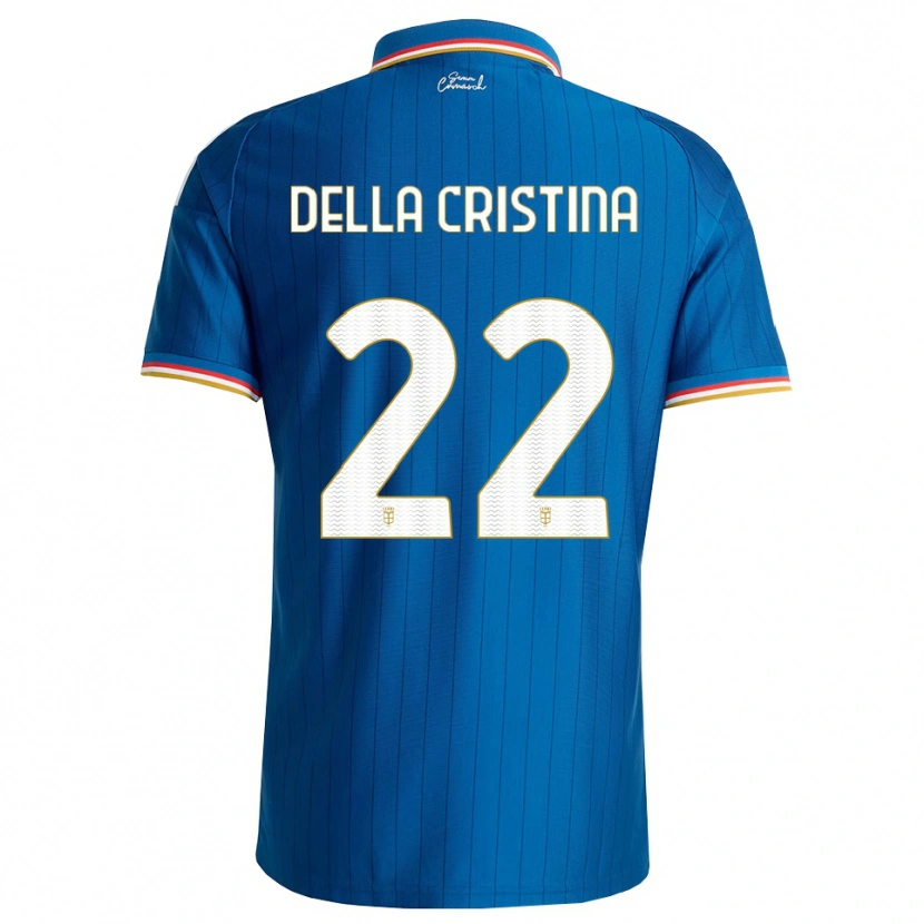 Danxen Hombre Camiseta Stefano Della Cristina #22 Azul Blanco Rojo 1ª Equipación 2026/27 La Camisa México