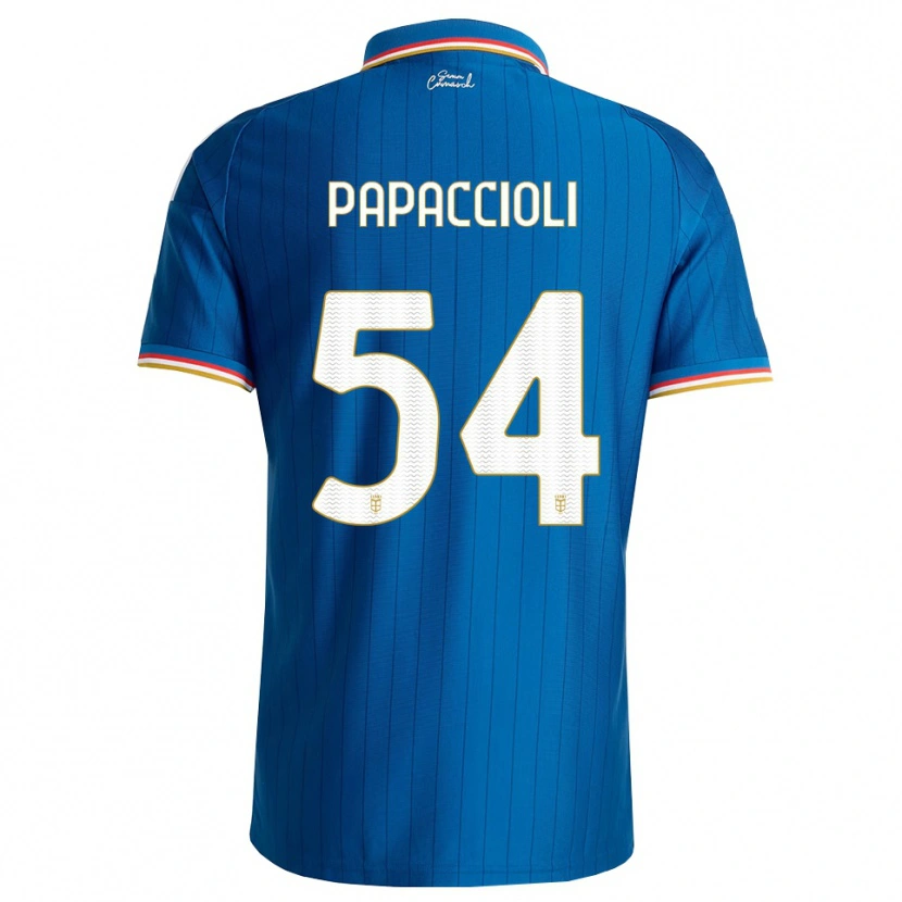 Danxen Hombre Camiseta Matteo Papaccioli #54 Azul Blanco Rojo 1ª Equipación 2026/27 La Camisa México