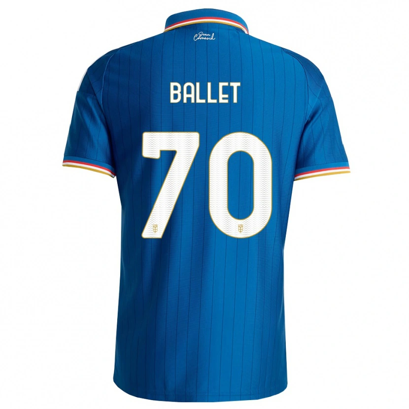 Danxen Hombre Camiseta Samuel Ballet #70 Azul Blanco Rojo 1ª Equipación 2026/27 La Camisa México