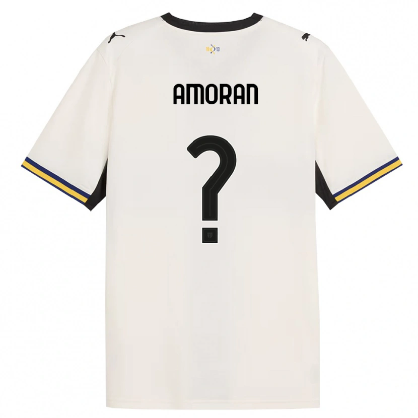 Danxen Hombre Camiseta Peter Amoran #0 Blanco Roto Negro Amarillo 1ª Equipación 2026/27 La Camisa México