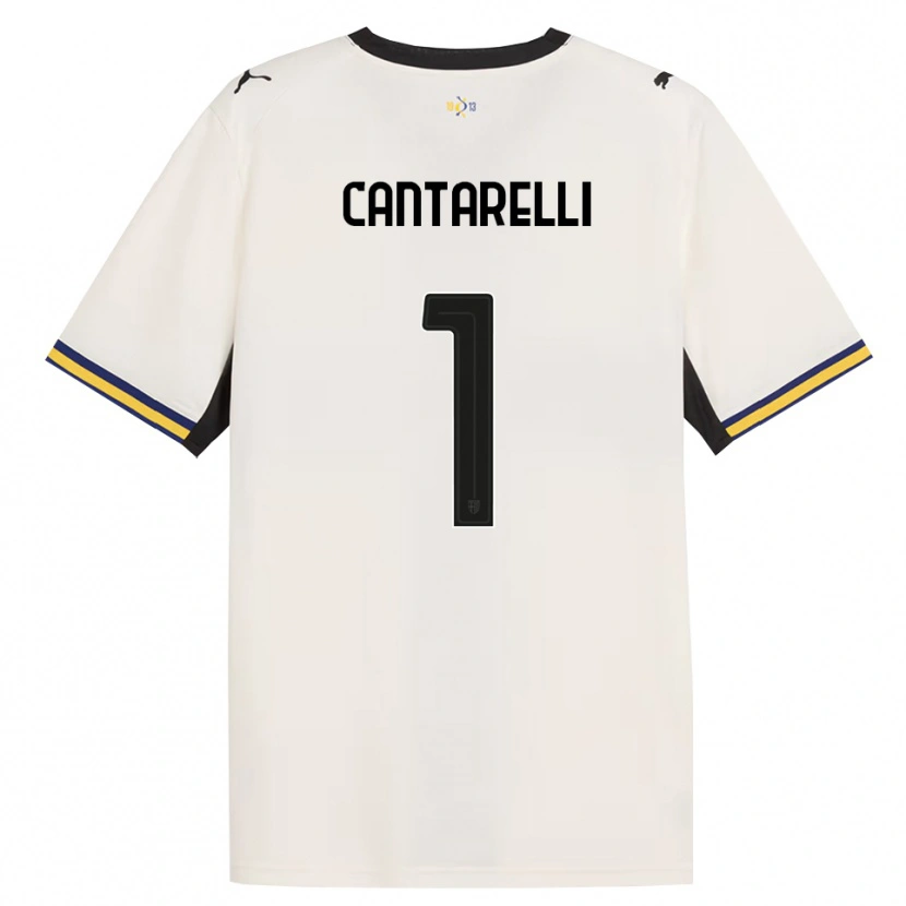 Danxen Hombre Camiseta Elia Cantarelli #1 Blanco Roto Negro Amarillo 1ª Equipación 2026/27 La Camisa México