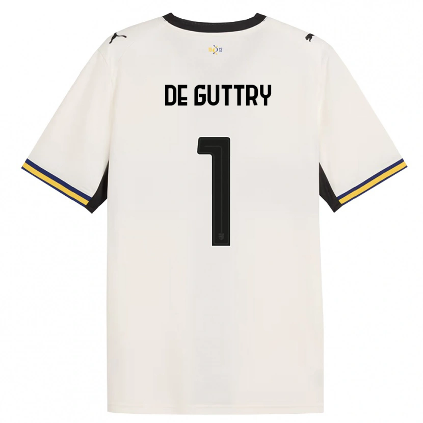 Danxen Hombre Camiseta Elia De Guttry #1 Blanco Roto Negro Amarillo 1ª Equipación 2026/27 La Camisa México