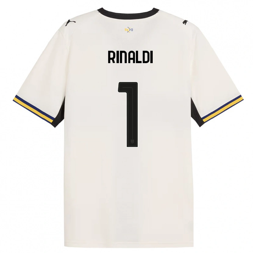 Danxen Hombre Camiseta Filippo Rinaldi #1 Blanco Roto Negro Amarillo 1ª Equipación 2026/27 La Camisa México