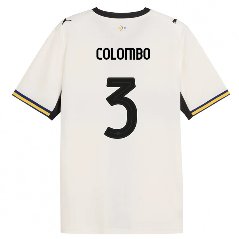 Danxen Hombre Camiseta Daniel Colombo #3 Blanco Roto Negro Amarillo 1ª Equipación 2026/27 La Camisa México