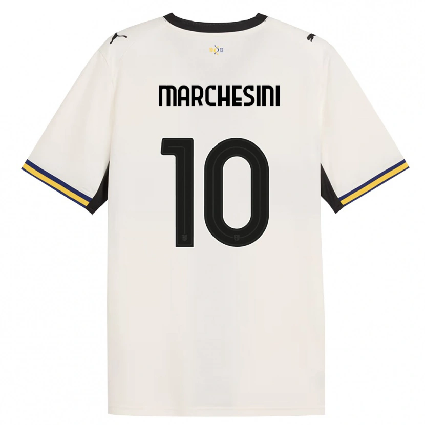 Danxen Hombre Camiseta Cosimo Marchesini #10 Blanco Roto Negro Amarillo 1ª Equipación 2026/27 La Camisa México