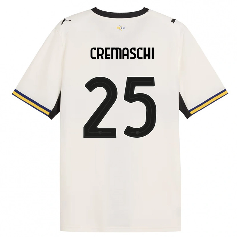 Danxen Hombre Camiseta Benja Cremaschi #25 Blanco Roto Negro Amarillo 1ª Equipación 2026/27 La Camisa México