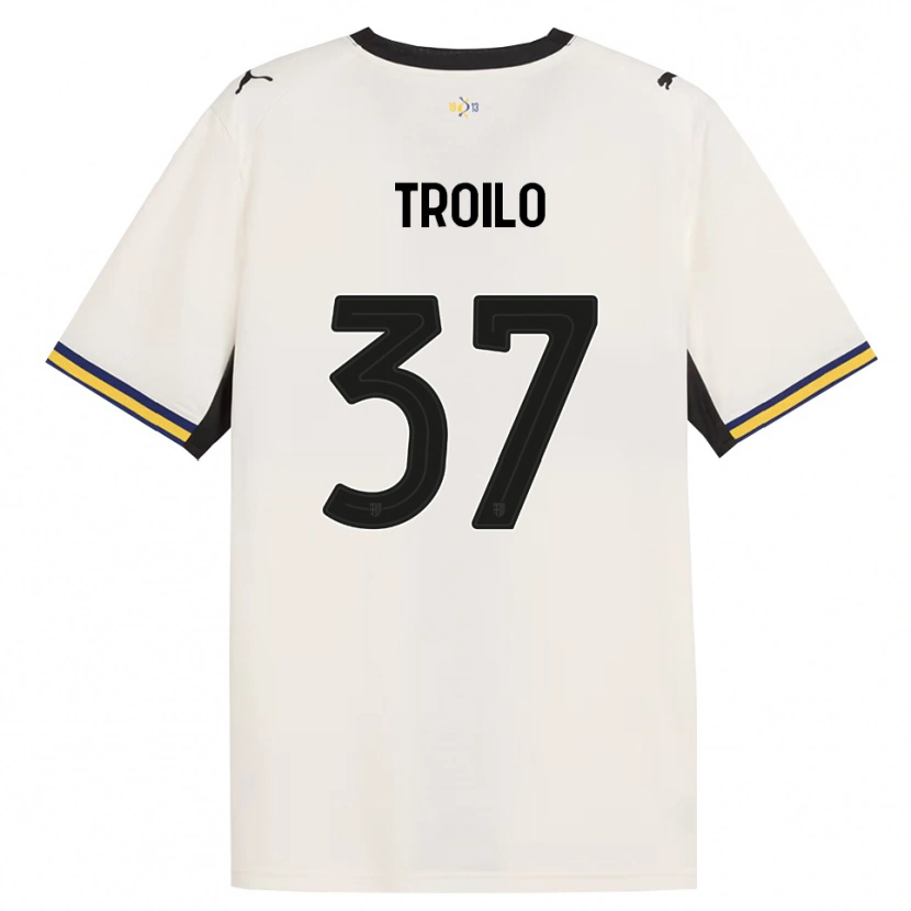Danxen Hombre Camiseta Mariano Troilo #37 Blanco Roto Negro Amarillo 1ª Equipación 2026/27 La Camisa México