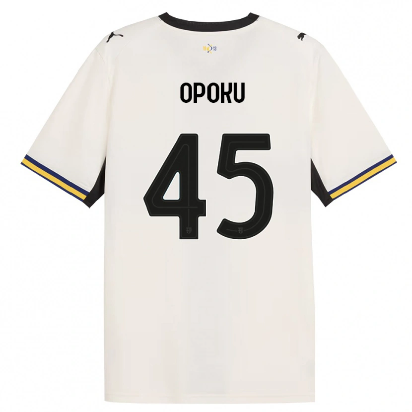 Danxen Hombre Camiseta Mama Opoku #45 Blanco Roto Negro Amarillo 1ª Equipación 2026/27 La Camisa México