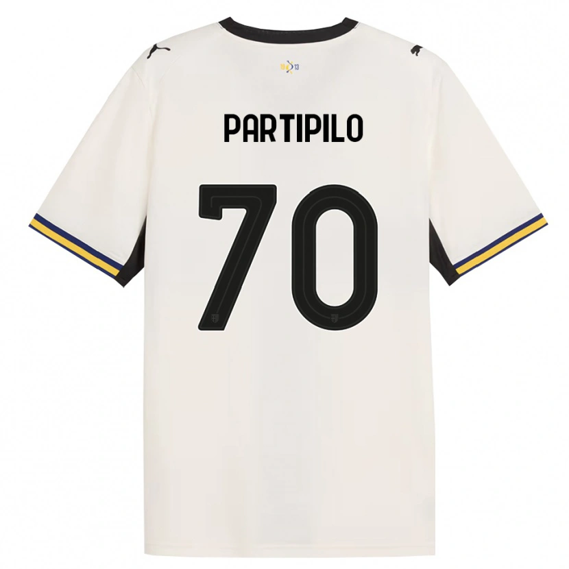 Danxen Hombre Camiseta Anthony Partipilo #70 Blanco Roto Negro Amarillo 1ª Equipación 2026/27 La Camisa México
