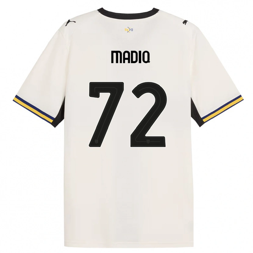 Danxen Hombre Camiseta Abdelaziz Madiq #72 Blanco Roto Negro Amarillo 1ª Equipación 2026/27 La Camisa México