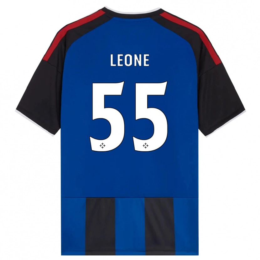 Danxen Hombre Camiseta Giuseppe Leone #55 Negro Rojo Blanco Azul 1ª Equipación 2026/27 La Camisa México